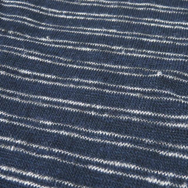 新品 Schiesser シーサー HELMUT - Striped Slub Linen-Jersey T-Shirt リネンボーダーポケットTシャツ 160907 6/L ネイビー 半袖 g3553 |  | 08