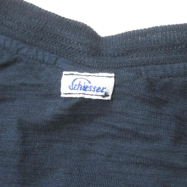 新品 Schiesser シーサー HANNO - Henley 1/2 コットンスラブ ヘンリーネックTシャツ 160906 6/L ネイビー 半袖 トップス g3555 |  | 05