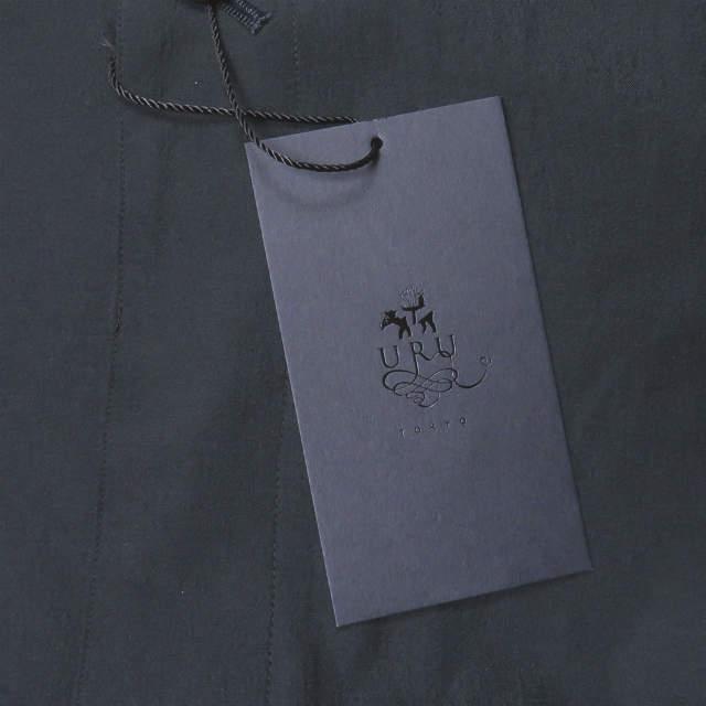 新品 URU ウル 21SS 日本製 POLYESTER FLY FRONT BLOUSON 1重仕立て フライフロントブルゾン 21SPE02 2 ネイビー ジャケット g3588 |  | 02