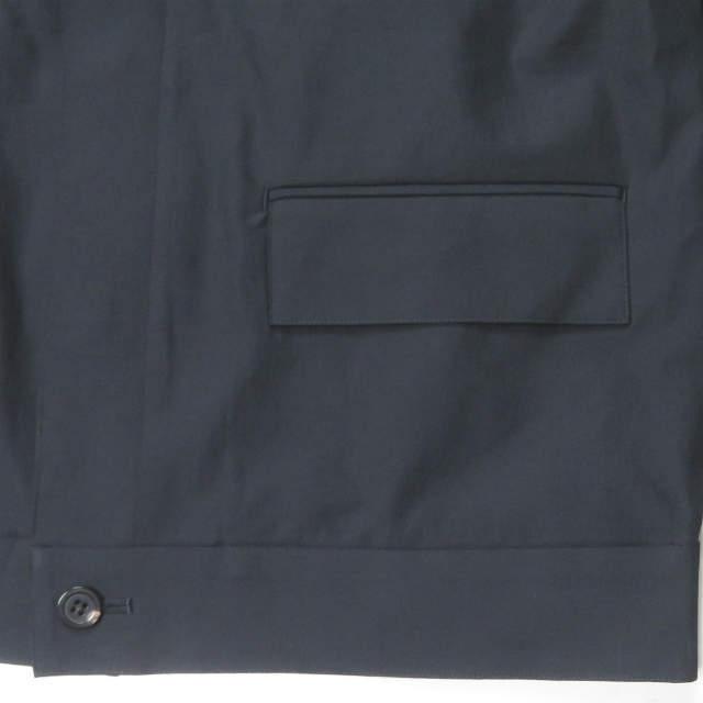 新品 URU ウル 21SS 日本製 POLYESTER FLY FRONT BLOUSON 1重仕立て フライフロントブルゾン 21SPE02 2 ネイビー ジャケット g3588 |  | 05