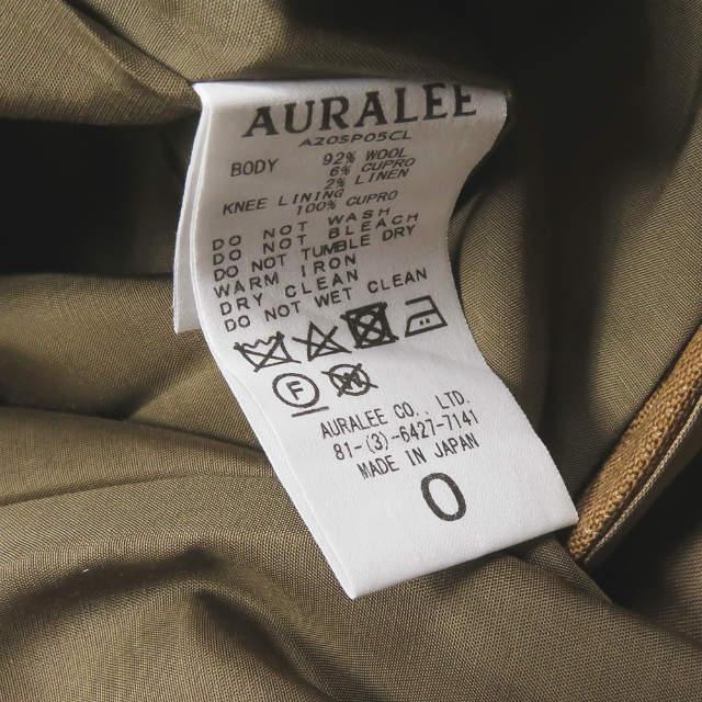 新品 AURALEE オーラリー 20SS WOOL CUPRA LINEN CLOTH SLACKS 新品 AURALEE オーラリー 20SS WOOL CUPRA LINEN CLOTH SLACKS