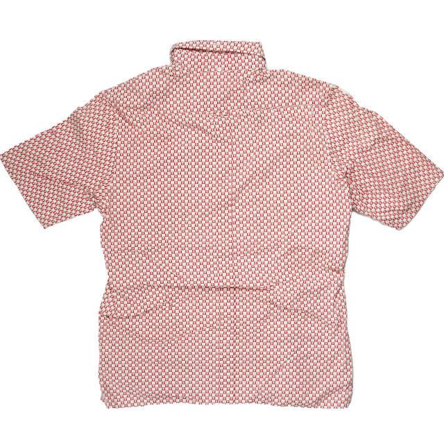A BATHING APE ア ベイシング エイプ 大猿 ギンガムチェックショートスリーブBDシャツ L レッド 半袖 BAPE トップス g3657 |  | 01