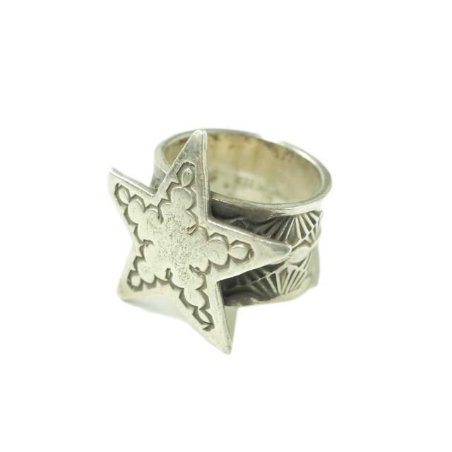 SUNSHINE REEVES x BEAMS サンシャインリーブス ビームス 別注 STAR RING スターリング 12号 指輪 インディアンジュエリー ナバホ族 g3671 | 