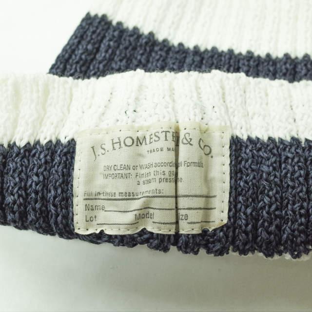 C PLUS HEAD WEARS x j.s.homestead 別注 日本製 コットンペーパー ボーダーニットキャップ ニット帽 ビーニー ワッチキャップ 帽子 g3698 |  | 05