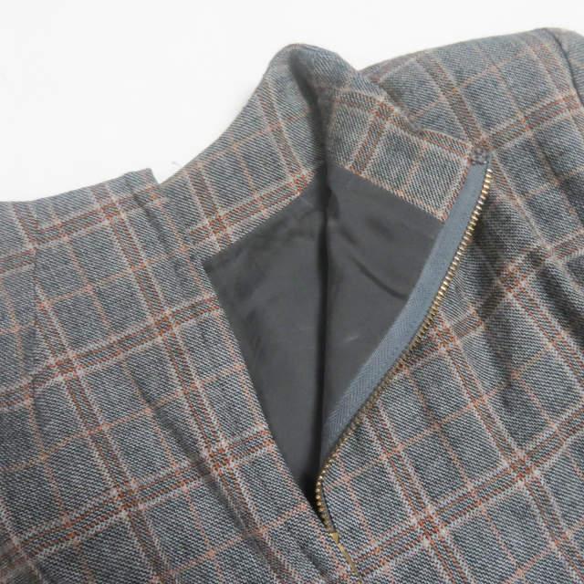 TOGA PULLA トーガ プルラ 18AW 日本製 Wool Check Dress ウールチェックドレス TP82-FH214 36 グレー 長袖 ワンピース トップス g3807 |  | 03
