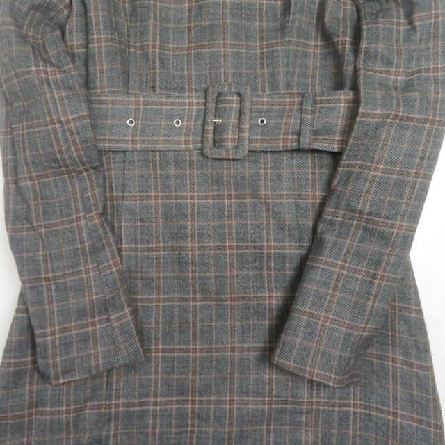 TOGA PULLA トーガ プルラ 18AW 日本製 Wool Check Dress ウールチェックドレス TP82-FH214 36 グレー 長袖 ワンピース トップス g3807 |  | 04