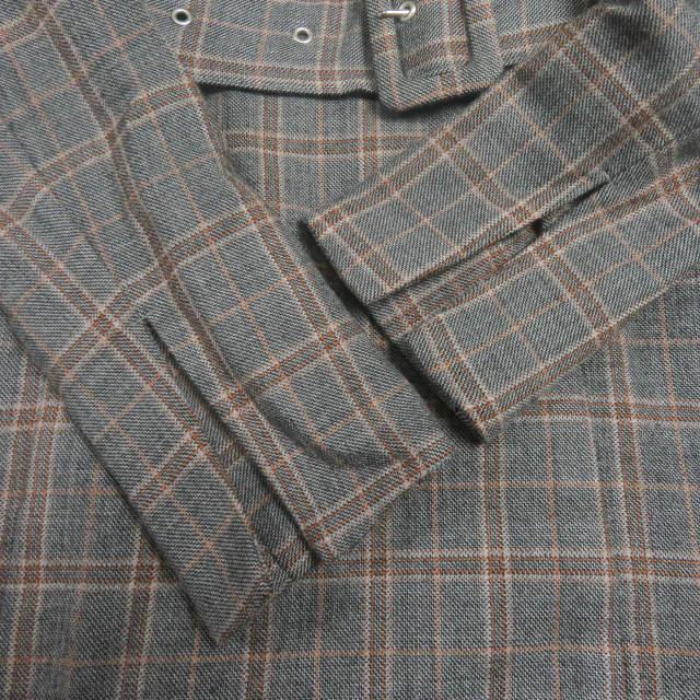 TOGA PULLA トーガ プルラ 18AW 日本製 Wool Check Dress ウールチェックドレス TP82-FH214 36 グレー 長袖 ワンピース トップス g3807 |  | 05