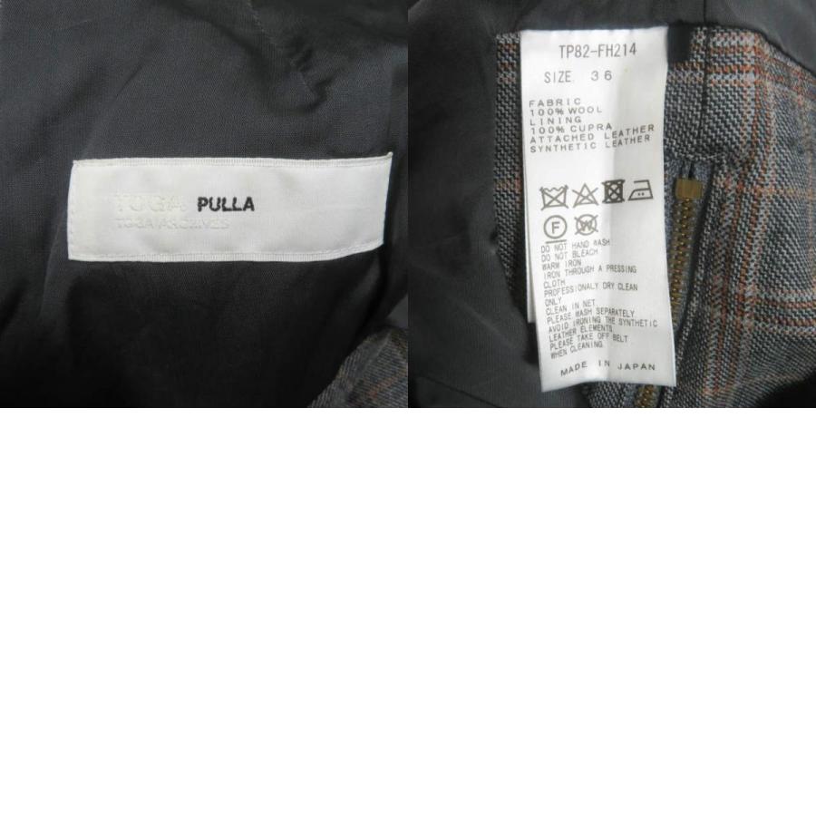 TOGA PULLA トーガ プルラ 18AW 日本製 Wool Check Dress ウールチェックドレス TP82-FH214 36 グレー 長袖 ワンピース トップス g3807 |  | 09