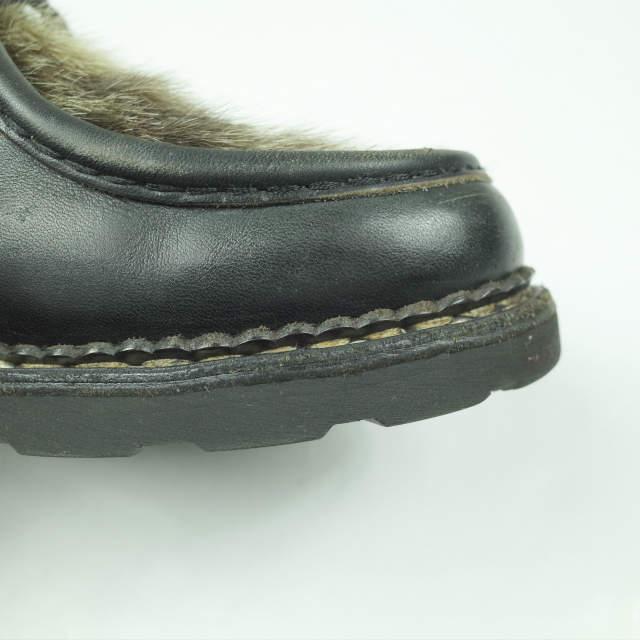 PARABOOT パラブーツ フランス製 MICHAEL PHOQUE ミカエル フォック 42(27cm) ブラック チロリアンシューズ アザラシ シューズ g3976 |  | 06