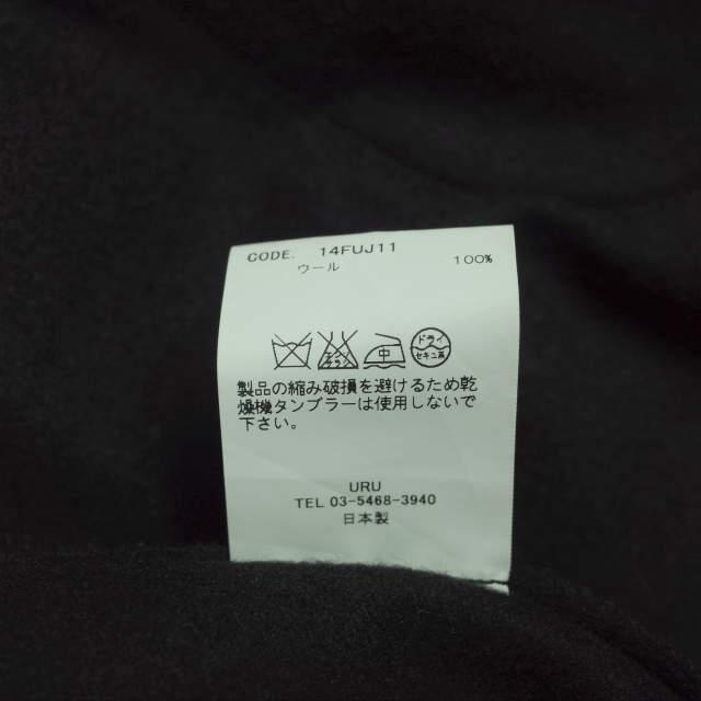 URU ウル 日本製 オーバーサイズ チェスターコート 14FUJ11 2 ブラック ウール アウター g4106 |  | 07