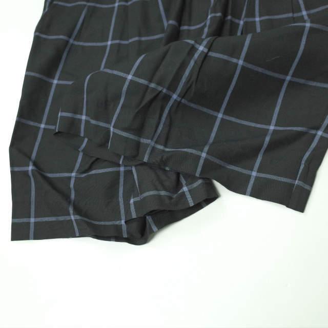 URU ウル 日本製 レーヨンチェック2タックショーツ 14SOP06 2 ブラック ショートパンツ ボトムス g4107 |  | 07