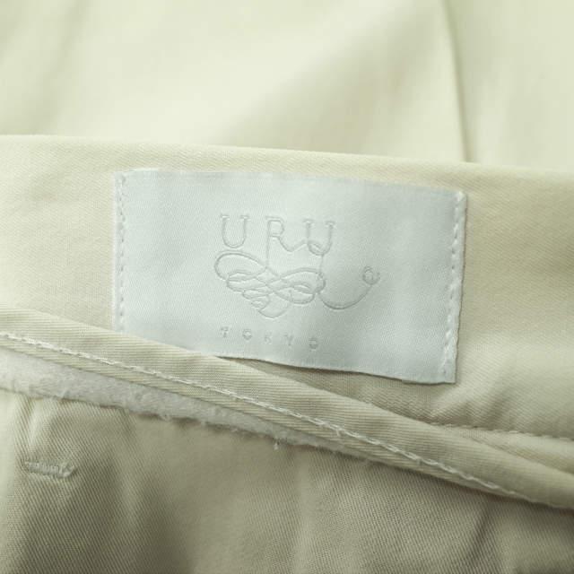 URU ウル 日本製 コットンツイルタックワイドパンツ 14FUP08 2 ベージュ テーパード ボトムス g4108 |  | 02