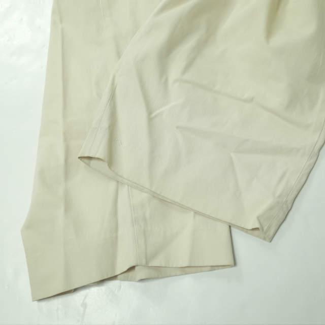 URU ウル 日本製 コットンツイルタックワイドパンツ 14FUP08 2 ベージュ テーパード ボトムス g4108 |  | 07