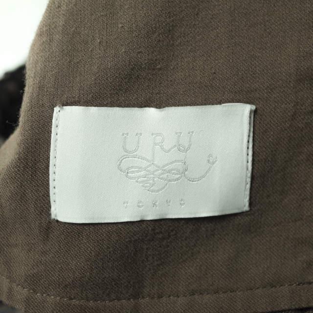 URU ウル 日本製 コットンリネン ギンガムチェックイージーパンツ 15SUP07 2 ブラウン テーパード ボトムス g4112 |  | 02