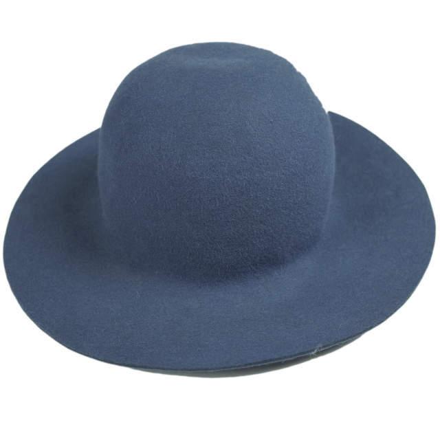 URU ウル 日本製 ラビットボーラーハット 14FUM01 フリー(内周約59cm) ブルー ロングブリム 帽子 g4138 |  | 01