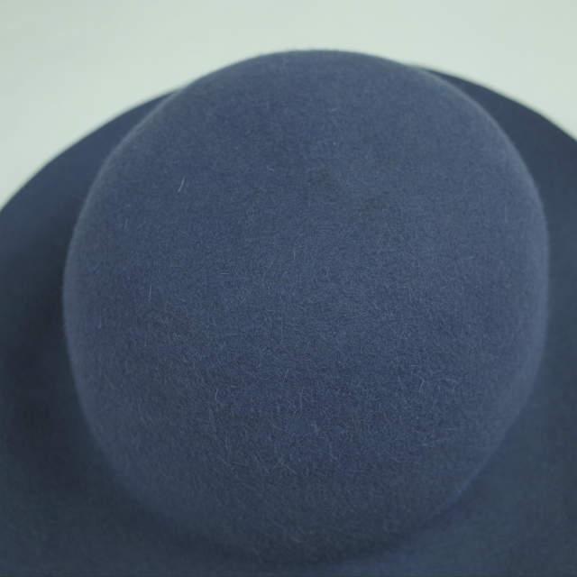 URU ウル 日本製 ラビットボーラーハット 14FUM01 フリー(内周約59cm) ブルー ロングブリム 帽子 g4138 |  | 02