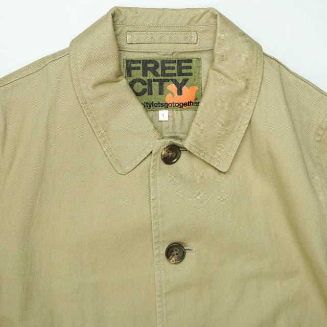 FREECITY フリーシティ 日本製 CHINO SHOP COAT チノショップコート 700038-994 1 ベージュ ステンカラーコート アウター g4191 |  | 03