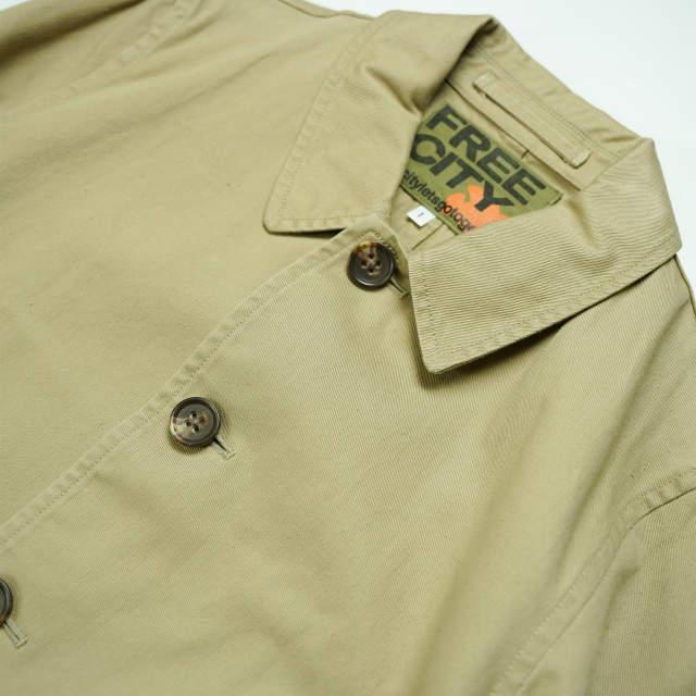 FREECITY フリーシティ 日本製 CHINO SHOP COAT チノショップコート 700038-994 1 ベージュ ステンカラーコート アウター g4191 |  | 06