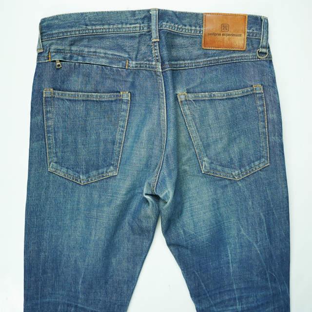 uniform experiment ユニフォームエクスペリメント DAMAGED SLIM DENIM PANT ダメージ加工スリムデニムパンツ UE-123072 2 赤耳 g4201 |  | 05