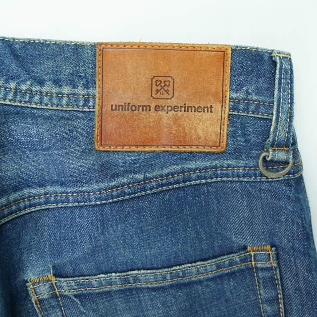 uniform experiment ユニフォームエクスペリメント DAMAGED SLIM DENIM PANT ダメージ加工スリムデニムパンツ UE-123072 2 赤耳 g4201 |  | 06