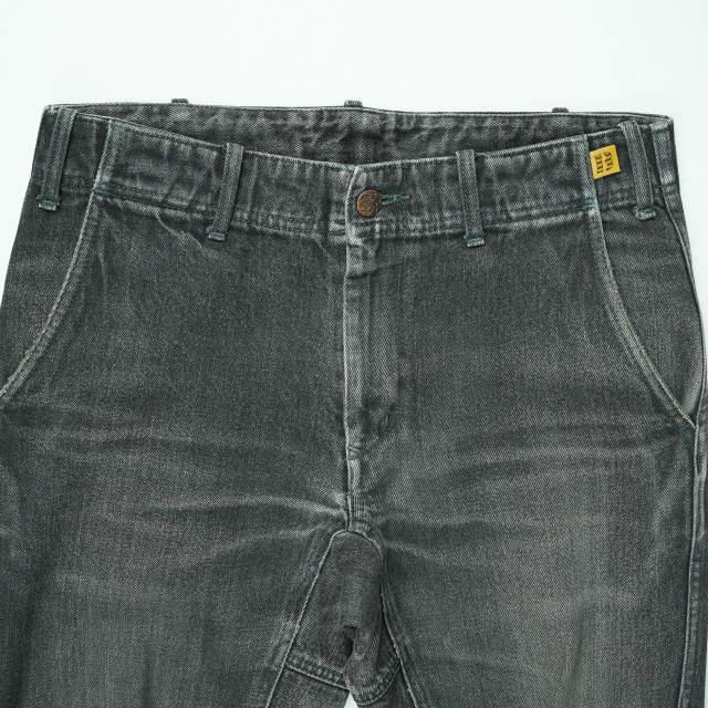 BROWN by 2-tacs x STABILIZER GNZ ブラウンバイツータックス 13.5oz FLARE BLACK DENIM フレアブラックデニムパンツ B6-005 W30 g4210 |  | 03