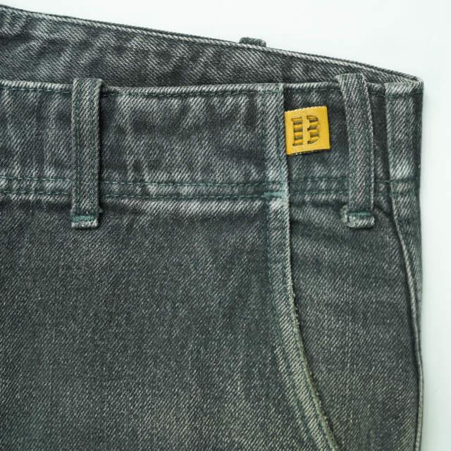 BROWN by 2-tacs x STABILIZER GNZ ブラウンバイツータックス 13.5oz FLARE BLACK DENIM フレアブラックデニムパンツ B6-005 W30 g4210 |  | 05