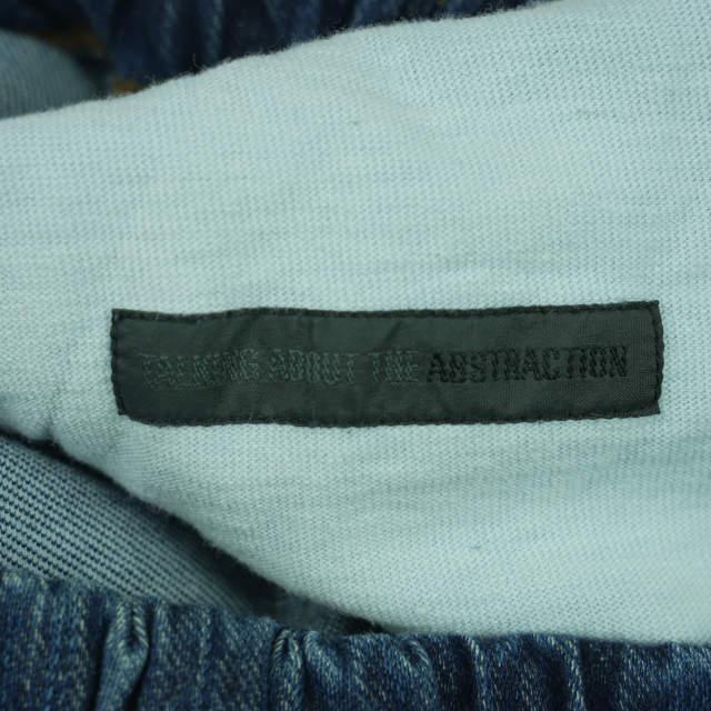 TALKING ABOUT THE ABSTRACTION トーキングアバウトジアブストラクション デニムイージーパンツ S ブルー TATA ウォッシュ加工 g4263 |  | 02