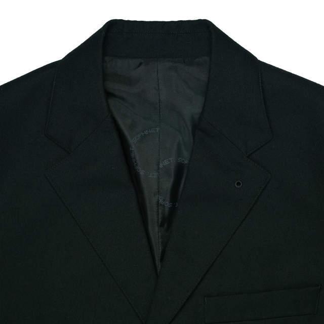 SOPHNET. ソフネット WOOL 3 BUTTON JACKET ＆ EASY SLACKS SOPH-78008 S ブラック スーツ セットアップ ジャケット スラックス g4266 |  | 03
