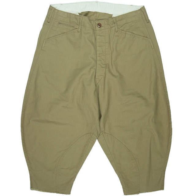 Needles ニードルス 日本製 サルエルチノクロップドパンツ S ベージュ ペンギン カットオフ ジョッパーズ ボトムス g4267 | 