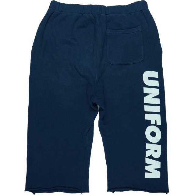 uniform experiment ユニフォームエクスペリメント 18SS THREE QUARTER CUT OFF SWEAT PANT スウェットパンツ UE-180057 １ ネイビー g4268 |  | 01