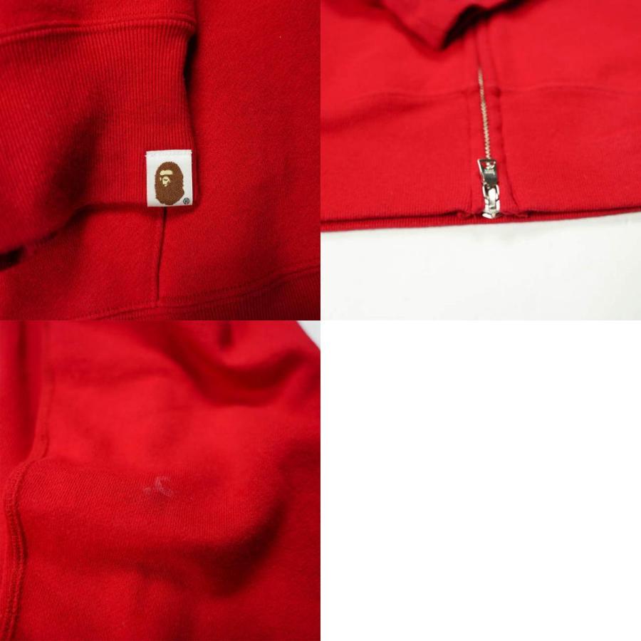 COMME des GARCONS x A BATHING APE コムデギャルソン エイプ 20AW 別注 吹き出しロゴ スウェットジップアップパーカー XL レッド g4346 |  | 09