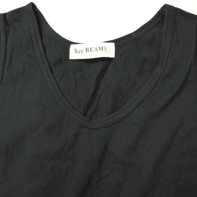 Ray BEAMS レイビームス 20SS フリンジヘムタンクトップ 63-04-0302-370 ONE SIZE ブラック ノースリーブ カットソー トップス g4416 |  | 03