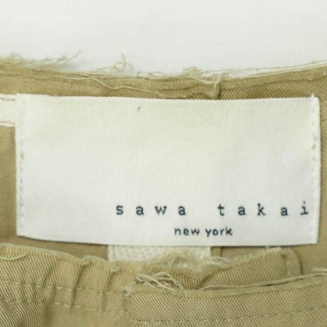 sawa takai サワタカイ 日本製 コットンカットオフアシンメトリーベスト SS16-0002 XS ベージュ ジレ リボン トップス g4456 |  | 02