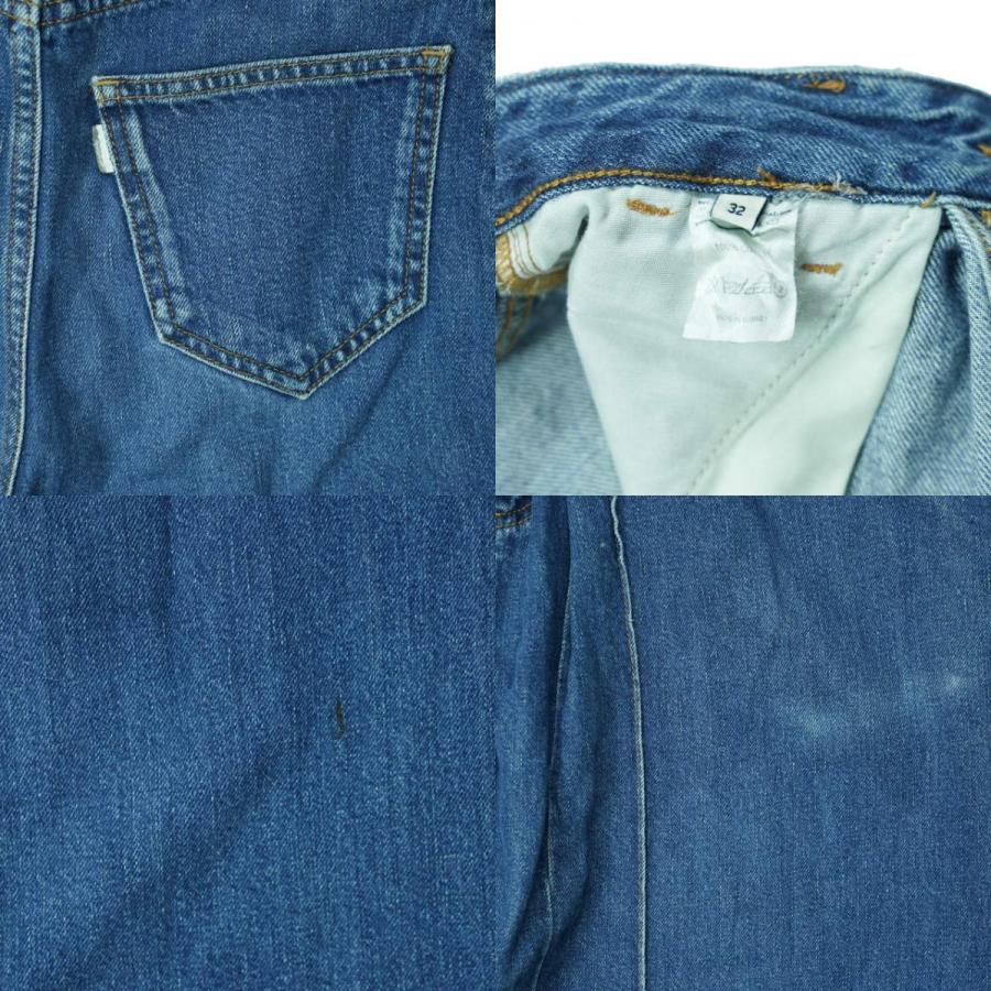 AALTO アールト WIDE DENIM TROUSER WITH FRONT PLEATS フロント