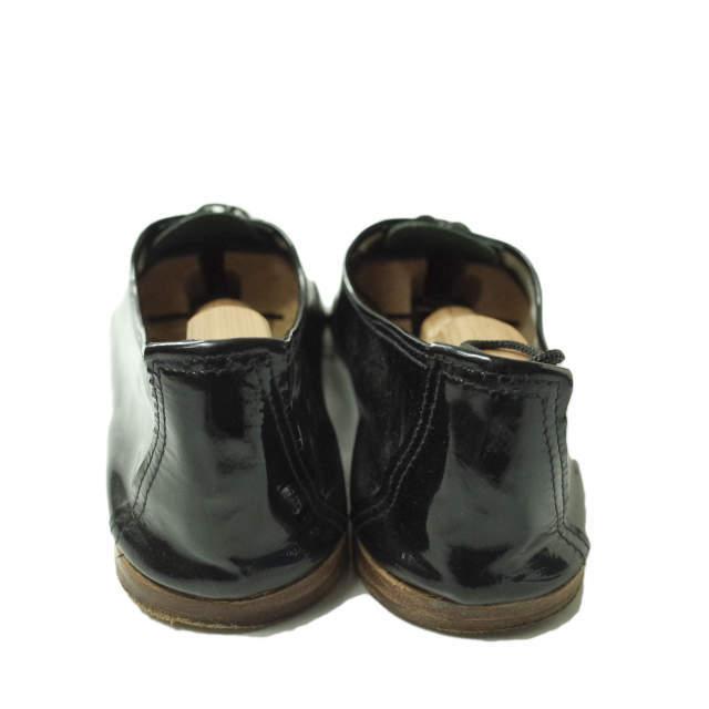 E.PORSELLI ポルセッリ パテントレザージャズシューズ 44(27-28cm程度) ブラック エナメル バレエシューズ フラットシューズ g4567 |  | 03