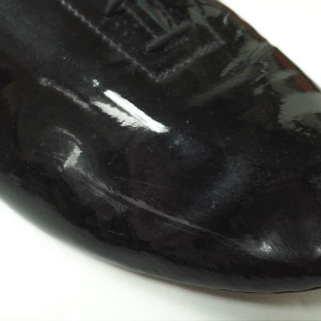 E.PORSELLI ポルセッリ パテントレザージャズシューズ 44(27-28cm程度) ブラック エナメル バレエシューズ フラットシューズ g4567 |  | 06