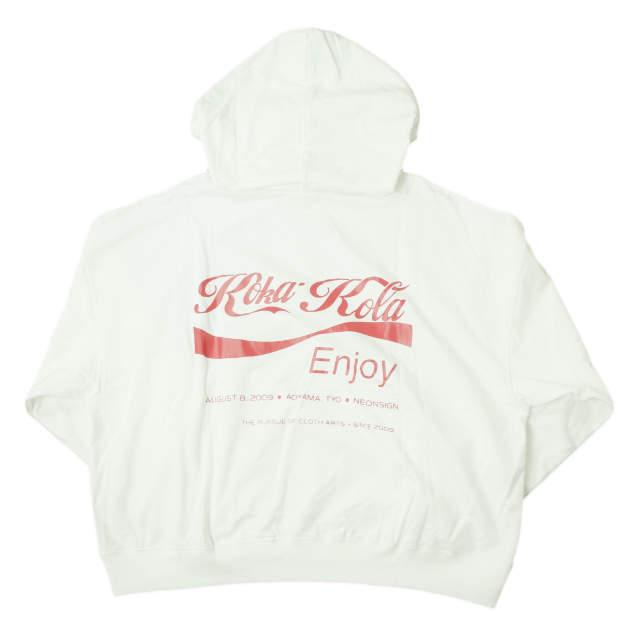 新品 NEON SIGN ネオンサイン 19SS 日本製 KOKAKOLA HOODIE コカコーラフーディ No.1055 46 Bright White プルオーバー パーカー g4582 |  | 01