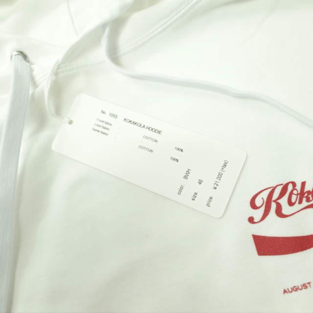 新品 NEON SIGN ネオンサイン 19SS 日本製 KOKAKOLA HOODIE コカコーラフーディ No.1055 46 Bright White プルオーバー パーカー g4582 |  | 05