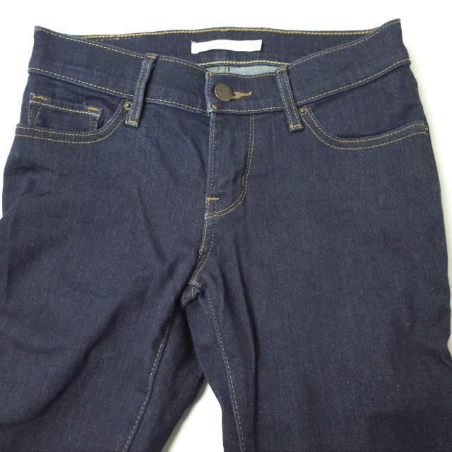 Levi's リーバイス 711 Asia Skinny リンスカラー 12ozスキニーデニムパンツ 19560-0008 24 Dark Indigo ジーンズ ジップフライ g4595 |  | 03