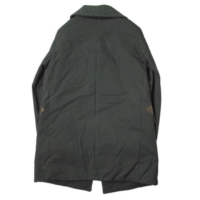 KENNETH FIELD ケネスフィールド 日本製 MAC COAT マックコート M ブラック Thinsulate ツイード ショールカラー ダブル アウター【中古】【KENNETH FIELD】 KENNETH FIELD ケネスフィールド 日本製 MAC COAT マックコート M