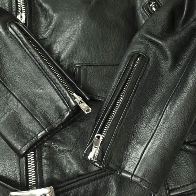 6 ROKU BEAUTY＆YOUTH ロク ビューティーアンドユース カウレザーダブルライダースジャケット 1625-199-3372 36 ブラック 革ジャン g4630 |  | 04