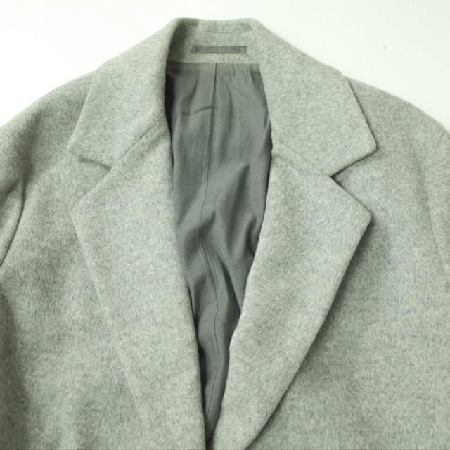 6 ROKU BEAUTY＆YOUTH ロク ビューティーアンドユース CHESTER COAT ウールチェスターコート 1625-299-3456 38(M) グレー ロング g4632 |  | 03