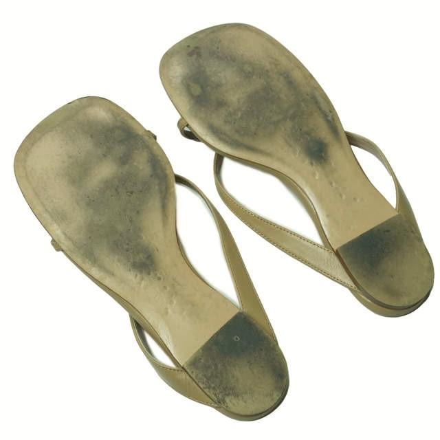 ELIN エリン 日本製 スクエアトングサンダル 35(22cm) ベージュ レザー シューズ g4641 |  | 07