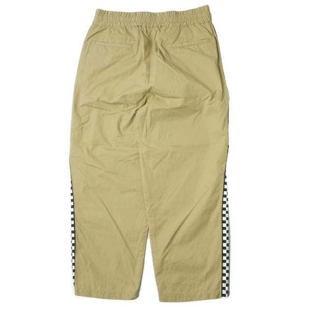 坩堝 RUTSUBO x I＆ME ルツボ アイアンドミー 18SS SIDE CHECKER EASY PANTS サイドチェッカーフラッグイージーパンツ M ベージュ g4709 |  | 01