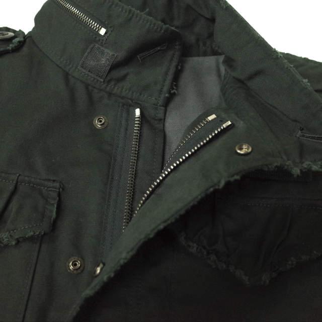 名作 wjk M66 destroy cotton ミリタリージャケットM-65 wjk ダブルジェイケイ M66 - destroy cotton twill デストロイコットン