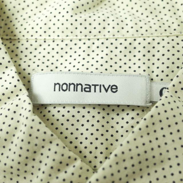 nonnative ノンネイティブ 日本製 LABORER SHIRT - COTTON BROAD MINI DOT ポルカドットBDシャツ 0 アイボリー 長袖 ボタンダウン g4731 |  | 02