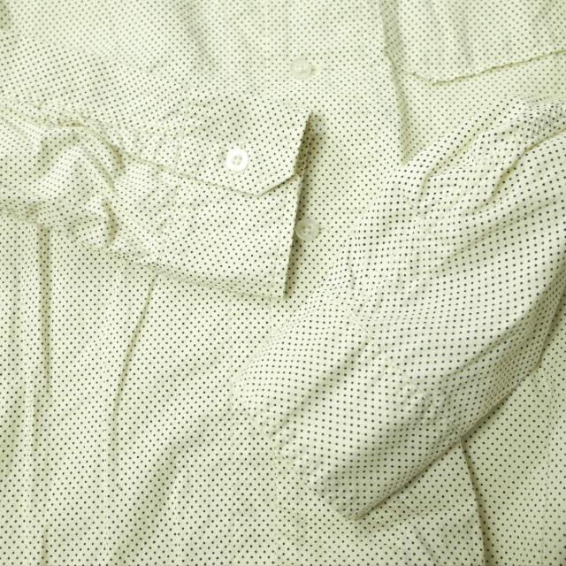 nonnative ノンネイティブ 日本製 LABORER SHIRT - COTTON BROAD MINI DOT ポルカドットBDシャツ 0 アイボリー 長袖 ボタンダウン g4731 |  | 05
