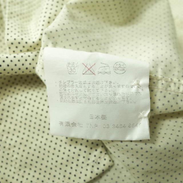 nonnative ノンネイティブ 日本製 LABORER SHIRT - COTTON BROAD MINI DOT ポルカドットBDシャツ 0 アイボリー 長袖 ボタンダウン g4731 |  | 07