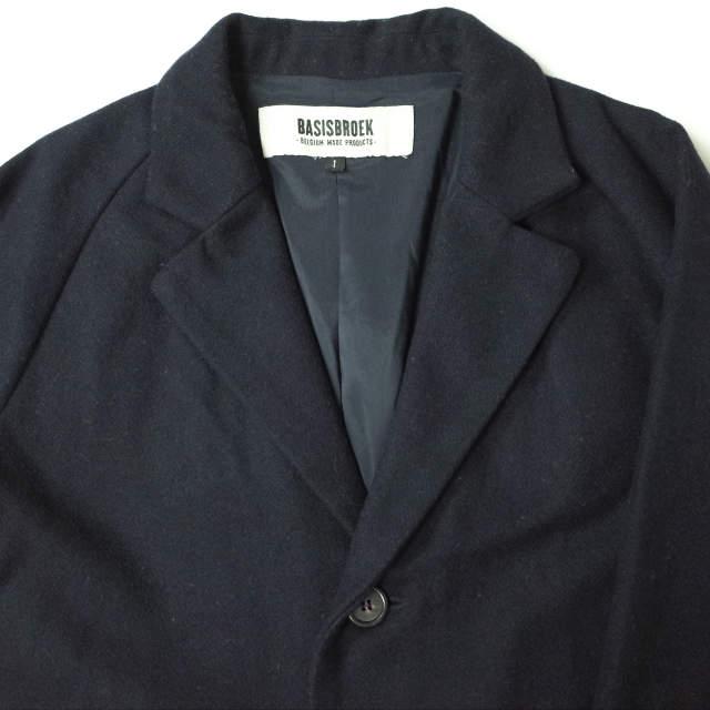 BASISBROEK バージスブルック ベルギー製 VILTON ウールチェスターコート 1 ネイビー アウター g4744 |  | 03