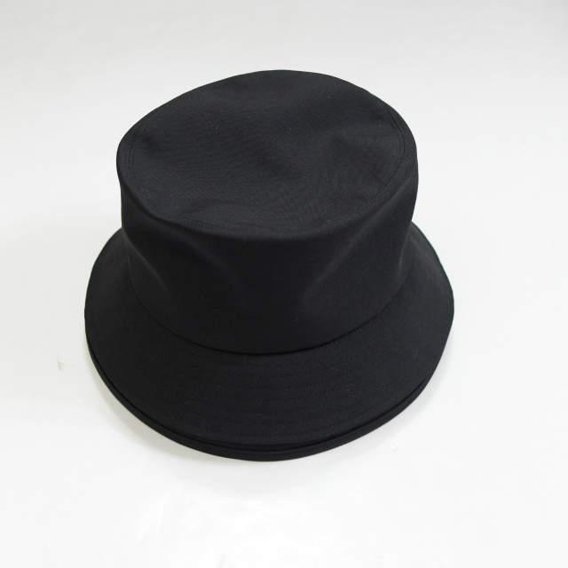 新品 sacai サカイ 22SS 日本製 Double Brim Hat / Suiting ダブルブリムハット スーツ 22-0338S 1  ブラック バケット 帽子 g4748